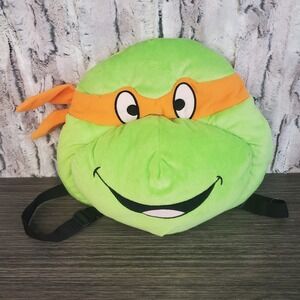 2011 Teenage Mutant Ninja Turtles TMNT 13" Plush Michelangelo Costume Backpack